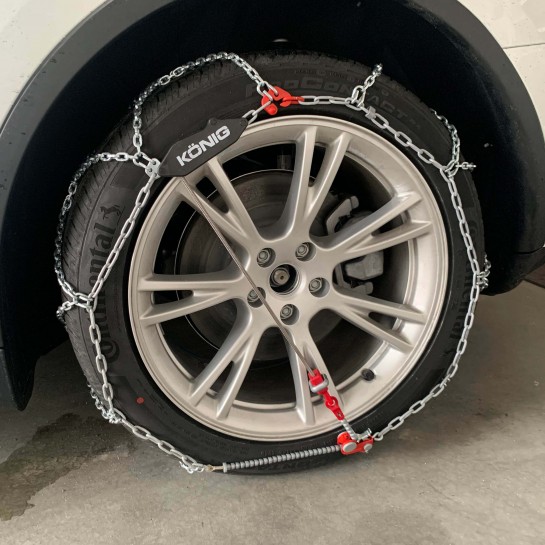 König XG-12 Pro 252 Sneeuwkettingen voor Tesla Model Y König XG-12 Pro 252 Sneeuwkettingen voor Tesla Model Y